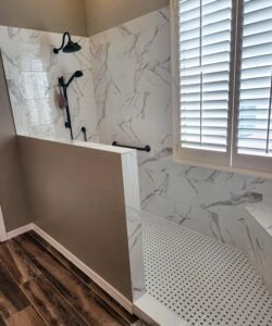 Walk-in Shower Bathroom Remodel