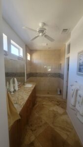 Complete Bathroom Remodel with Glass Shower Enclosure